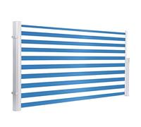 Store latéral rétractable pour une utilisation en extérieur en polyester 180 g, imperméable et résistant aux UV, parfait pour terrasse, jardin et balcon (120, 170 x 200, 600 cm) (A7 120 x 400 cm)