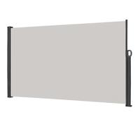 Store latéral rétractable - UISEBRT - 180 x 300 cm - Gris - Protection UV - Aluminium
