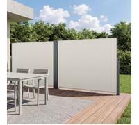 Store Latéral Rétractable -VEVOR-180x600 cm-Brise-Vue Rétractable- pour Terrasse, Jardin, Balcon et Piscine-Beige