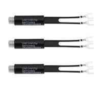 Store Lot de 3pcs Transformateurs d'adaptation UHF/VHF/FM 75 Ohms à 300 Ohms Connecteur F Adaptateur d'antenne TV Transformateur Balun Nickelé pour Récepteur Radio HiFI AV Antenne TV