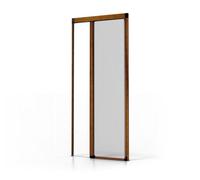 Moustiquaire enroulable porte Luxe ALU - Chêne dorée - L1400 x H2300mm