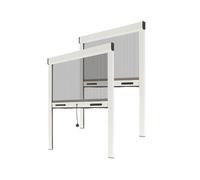 Store Moustiquaire - AVOSDIM - Recoupable Alu - L80 x H130 cm - Blanc - Intérieur