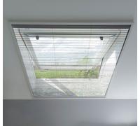 Store Moustiquaire Fenêtre de Toit - AVOSDIM - L80 x H160cm - Plissé - Blanc - Compatible Velux/Roto/Fakro