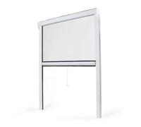 Store Moustiquaire PVC recoupable - L150 x H160cm - Blanc