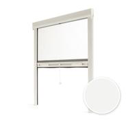 Store Moustiquaire Recoupable - AVOSDIM - LUXE - Aluminium - Blanc - L125 x H160 cm
