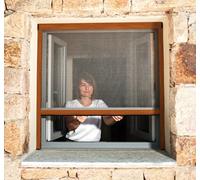 Store Moustiquaire Recoupable - AVOSDIM - LUXE - Aluminium - Chêne Dôré - 125x220cm