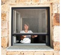 Store moustiquaire enroulable fenêtre LUXE ALU - Anthracite RAL7016 - L1200 x H2200mm