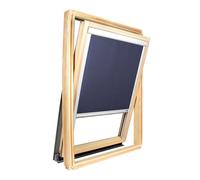 Store Occultant Compatible ROTO ® - Vitrage H63.5 X 40cm - Bleu