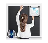 Store occultant magnétique à coller, 267 x 148 cm, rideaux occultants temporaires faciles à installer, sans perçage, pour fenêtre de toit, chambre d'enfant, voyage, camping-car - Noir