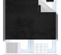 Store occultant portable en tissu Oxford 420D pour fenêtre complète - Pour chambre à coucher, chambre d'enfant, salon, cuisine, bureau - Découpable - Bloque la lumière - Amélioration de la maison (150