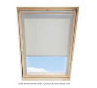 Store occultant SOLSTRO, Beige, compatible avec VELUX GGL UK04, GGU UK04, GPL UK04, GPU UK04