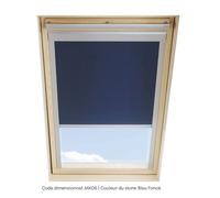 Store occultant SOLSTRO, Bleu Foncé, compatible avec VELUX GGL MK06, GGU MK06, GPL MK06, GPU MK06