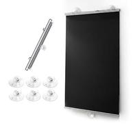 Store Occultant Thermique avec Ventouses sans Perçage, Rideau Portable Imperméable Protection Solaire pour Fenêtre de Toit Velux, Chambre et Caravane(2 Pack,50W x 160H cm (20" x 63"))
