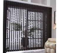 Store occultant vertical Cortinas Lamas Opacas pour fenêtres et portes - Stores verticaux réglables pour décoration de la maison et du bureau - Plusieurs couleurs disponibles (85 cm x 200 cm)