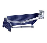 Store pare-soleil articulé imperméable et protection UV manuel rétractable Angle réglable Cadre en aluminium 200 x 150 cm Parfait pour patios et terrasses