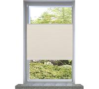 Store plissé à enroulement plissé 60x125cm crème