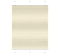 Vidaxl Store Plissé Crème 110x100cm Largeur Du Tissu 109,4cm Polyester