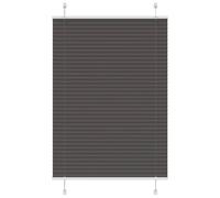 Store plissé anthracite 85x100 cm largeur du tissu 84,4 cm vidaXL