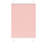 vidaXL Store plissé Rose 100x150 cm Largeur du Tissu 99,4cm Polyester, Store plissé de fenêtre, Store accordéon, Store plissé de véranda
