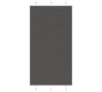 Store plissé blanc 110x200cm largeur du tissu 109,4cm polyester vidaXL