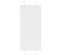 Store plissé blanc 55x100 cm largeur du tissu 54,4 cm polyester vidaXL