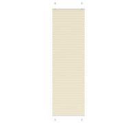 Vidaxl Store Plissé Crème 60x200 Cm Largeur Du Tissu 59,4 Cm Polyester