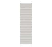 Store plissé blanc 60x200 cm largeur du tissu 59,4 cm polyester vidaXL
