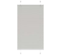 vidaXL Store plissé gris clair 80x100 cm – largeur du tissu 79,4 cm