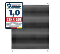 Store plissé - CASA PURA - Magic Noir - Polyester - Largeur 110 cm - Hauteur 100 cm