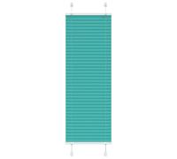 vidaXL Store plissé Vert pétrole 45x150 cm – Largeur tissu 44,4 cm