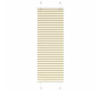 vidaXL Store plissé crème 45x150 cm Polyester - largeur du tissu 44,4 cm