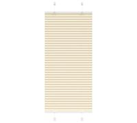 Vidaxl Store Plissé Crème 65x150 Cm Largeur Du Tissu 64,4 Cm Polyester