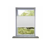 Store plissé en blanc 40 x 125cm 240586