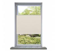 Store plissé enroulable 110x125cm Crème