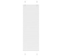 Store plissé gris clair 40x100 cm largeur du tissu 39,4 cm vidaXL