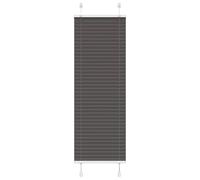 Store plissé gris clair 40x100 cm largeur du tissu 39,4 cm vidaXL