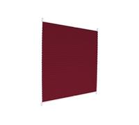 Store Plissé Klemmfix 55x200 cm, Bordeaux, sans Perçage, Montage sur Le Cadre