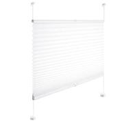 Store plissé occultant WOLTU - 70x130cm - 100% polyester - Installation rapide sans perçage - Blanc
