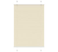 Vidaxl Store Plissé Crème 90x100 Cm Largeur Du Tissu 89,4 Cm Polyester