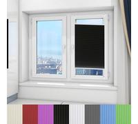 Store pour Fenêtre 60 x 100 cm Store Plissé nid d'abeille Protection Solaire Ajustables Décoration Moderne Kit de Montage Inclus pour Fenêtre, Noir