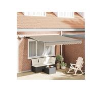 Vidaxl Auvent Rétractable Beige 300 X 250 Cm Tissu