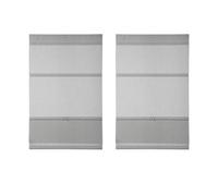 Store romain GARDINIA EASYFIX, lot de 2, store occultant sans perçage, magnétique, avec bande Velcro, rideau romain opaque, gris, 80 x 140 cm ou 90 x 140 cm (L x H)