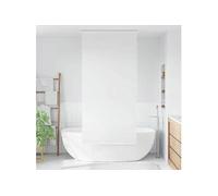 vidaXL Store Roulant de Douche 100x240cm Blanc Rideau de Douche Salle de Bain