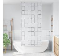 Store Roulant de Douche 100x240 cm Cercle Rideaux Douche Salle de Bain vidaXL