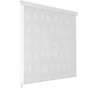 vidaXL Store Roulant de Douche 100x240 cm Étoile de Mer Rideaux de Douche 142860