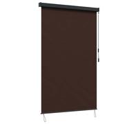 vidaXL Store roulant d'extérieur Striped Anthracite 220 x 250 cm Tissu