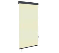 Store Roulant d'Extérieur 100x250cm Bleu et Blanc Auvent Vertical Patio vidaXL