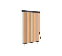Vidaxl Store Roulant D'extérieur 120x250 Cm Jaune Et Bleu