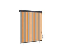 Store roulant d'extérieur 140x250 cm Jaune et bleu