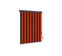 Store roulant d'extérieur 140x250 cm Orange et marron